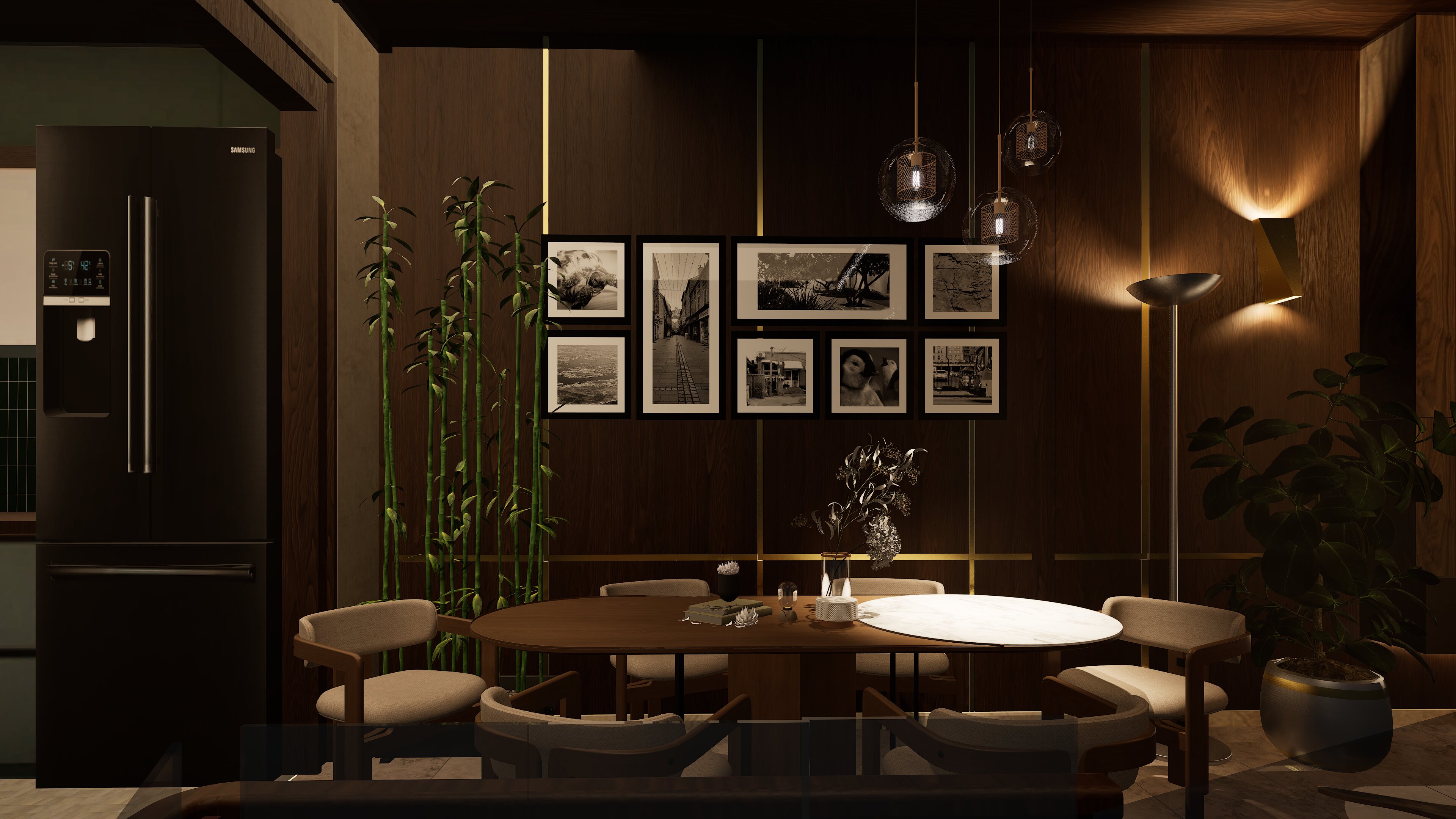 Maison Lumière — dining area
