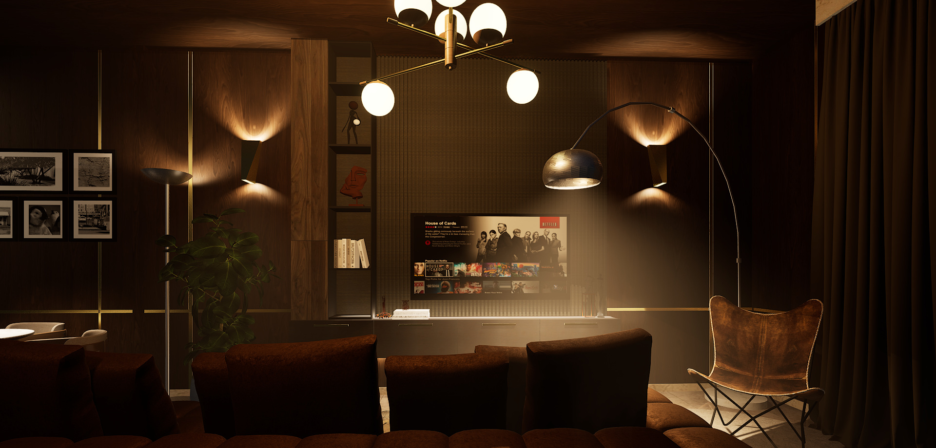 Maison Lumière — cozy living room