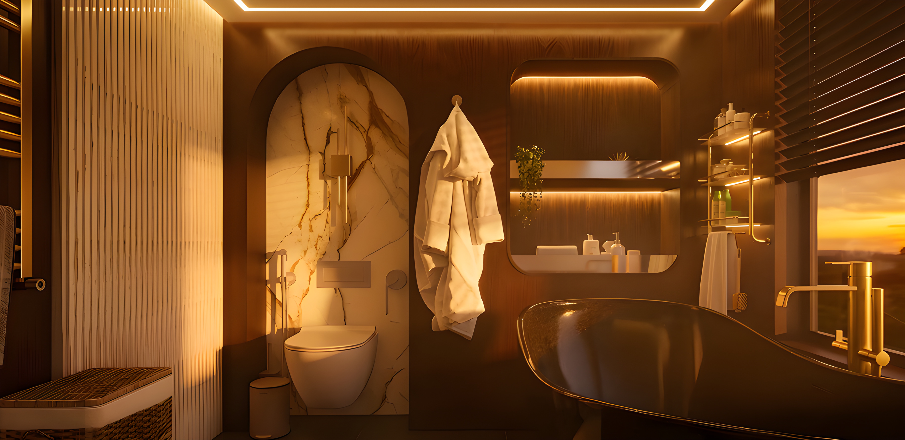 BENETTI OASIS — owner's cabin bathroom