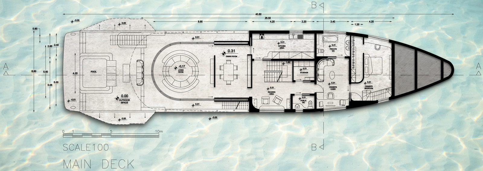 Yacht Main Deck